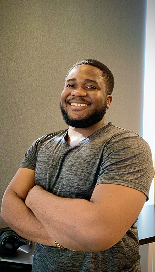 Young professional man smiling